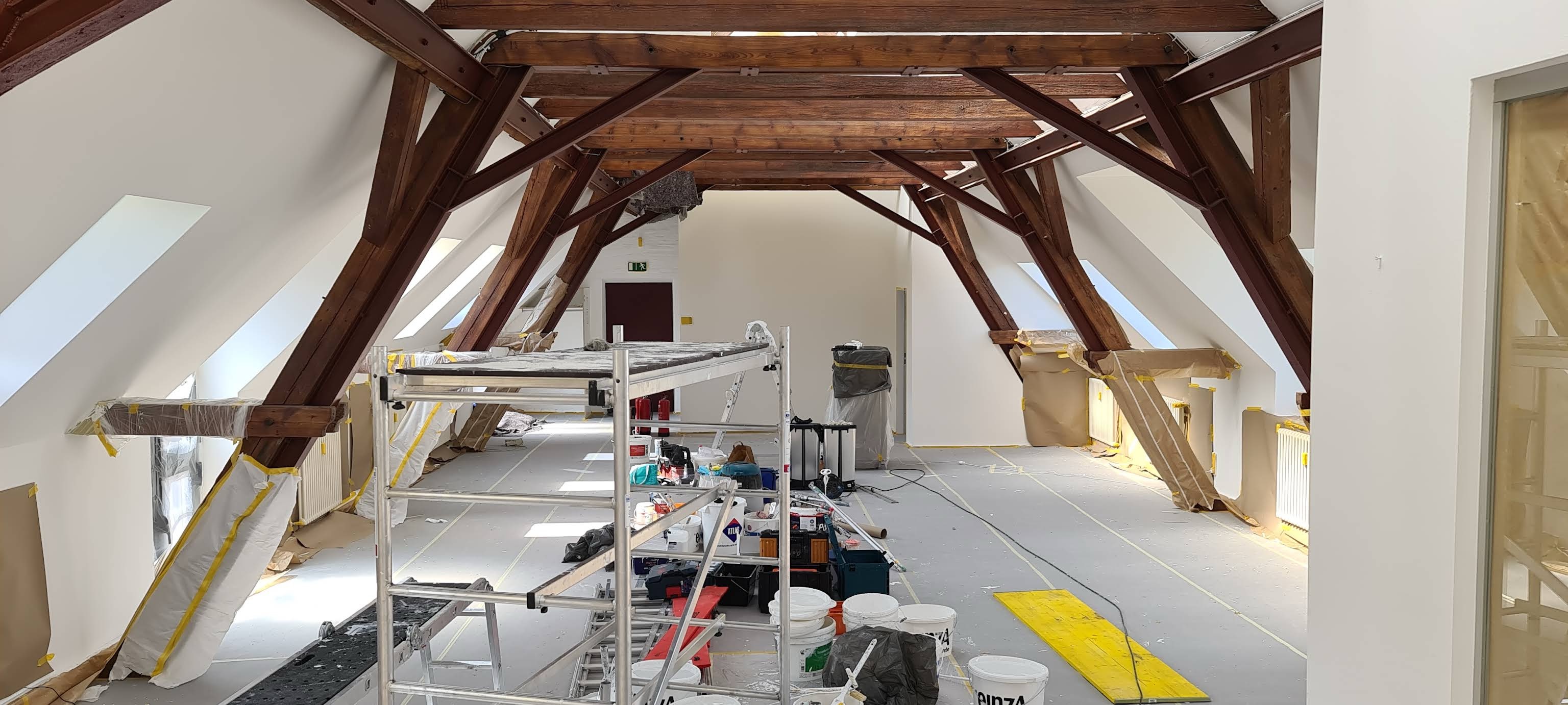 Baustelle Dach